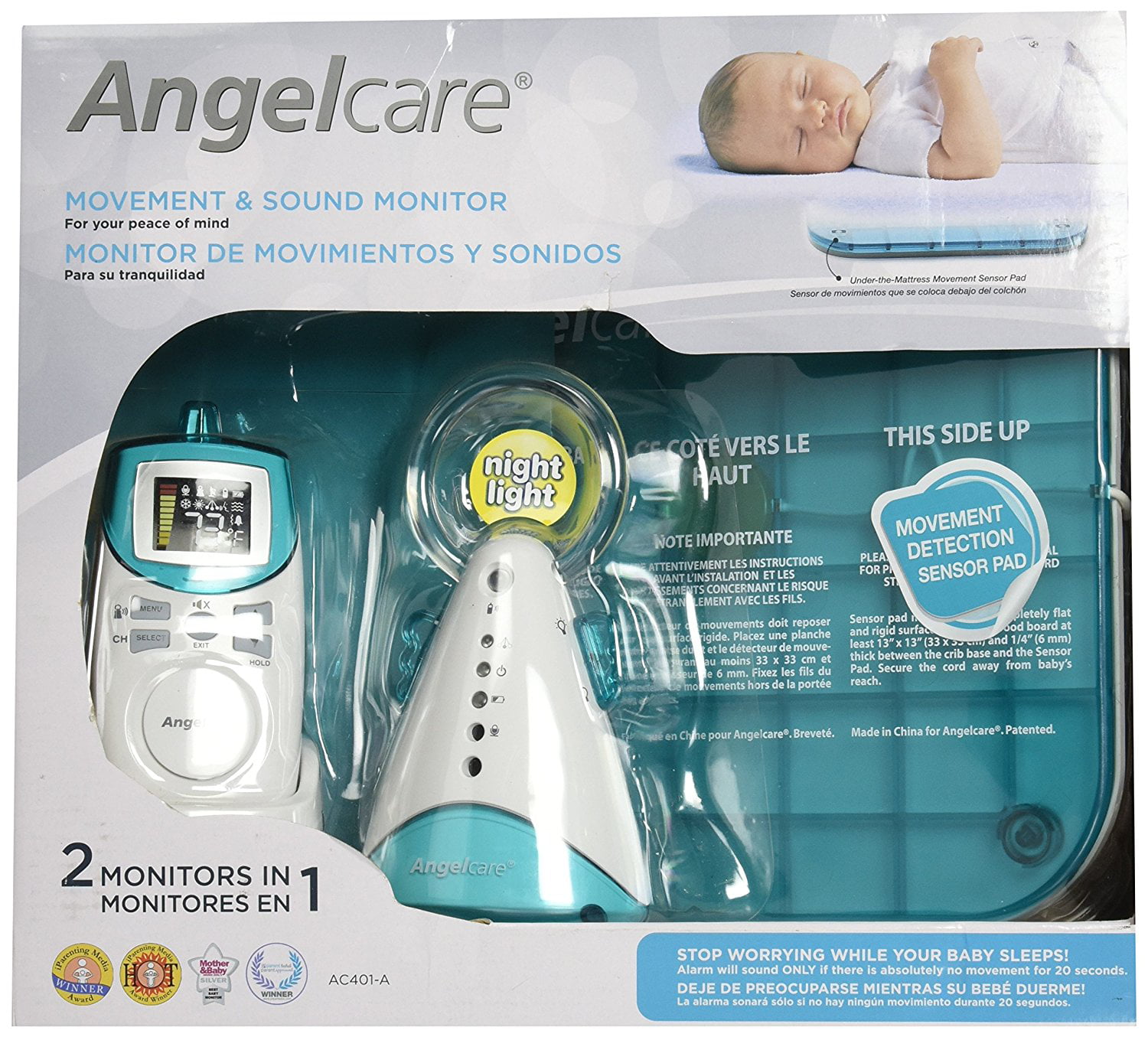 Écoute-bébé AC 401 Angelcare Angelcare Baby - Mam'Advisor