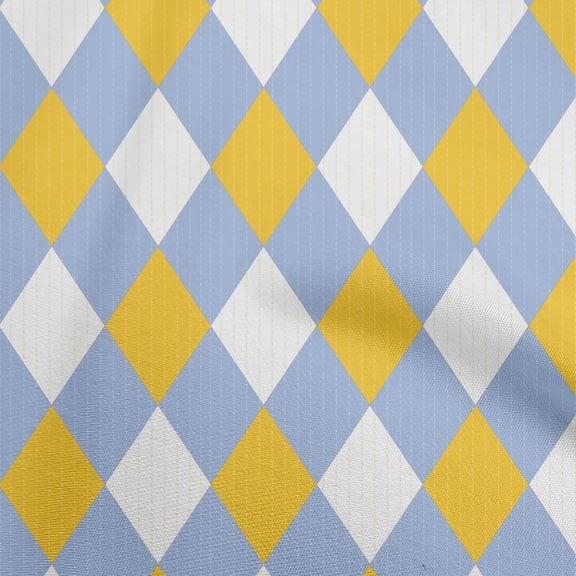 oneOone Cotton Poplin Medium Purple Fabric Argyle Sewing Fabric By The Yard Printed Diy Clothing Sewing Supplies 56 Inch Wide