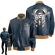 thumbnail image 4 of Chaqueta de disfraz de cosplay malvado de Leon S. Kennedy para hombre, chaqueta de piel sintética, pantalones, ropa de calle, traje de carnaval de Halloween, 4 of 4