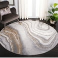 thumbnail image 2 of SAFAVIEH Orchard Edwin Modern Area Rug, Grey/Gold, 6'7" x 6'7" Round, 2 of 8