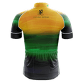 thumbnail image 2 of Black/Green/Yellow Men's Cycling Jersey - S, 2 of 3