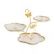 thumbnail image 4 of Expositor de 3 niveles para cupcakes, soporte decorativo para aperitivos y postres. Blanco, 4 of 9