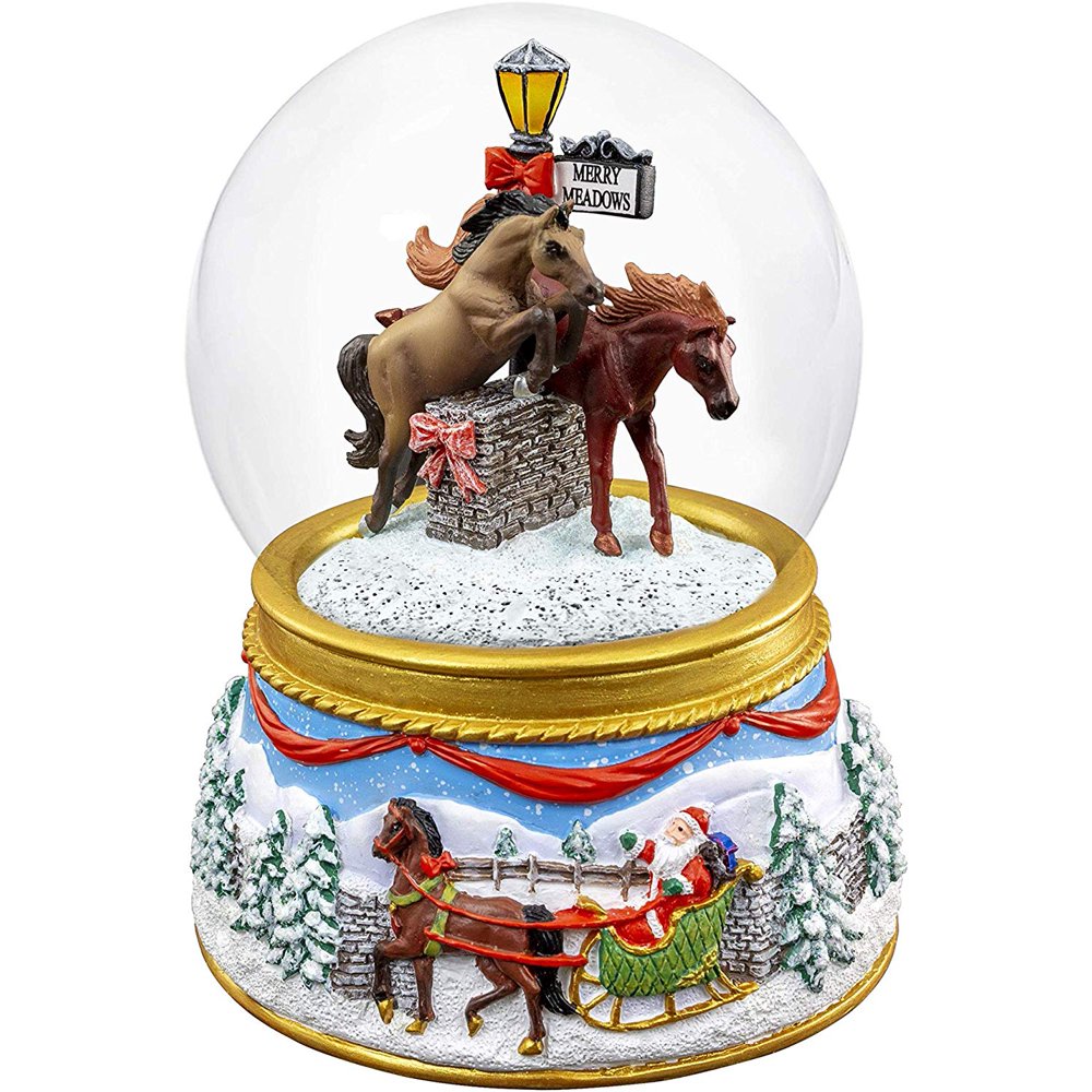 Breyer Horses 2019 Holiday Merry Meadows Musical Snow Globe Walmart