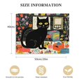 thumbnail image 2 of COMIO Black Cat Bathroom Art Prints,Funny Pet Cat In Bath and On Toilet Canvas Wall Art,Cute Animal Cats Posters Aesthetic Pictures for Cat Lover Kids Bathroom Washroom Decor unframed, 2 of 5