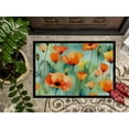 thumbnail image 3 of Carolines Treasures DAC1629MAT 18 x 27 in. Unisex California California Poppies in Watercolor Doormat, 3 of 5