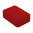 thumbnail image 3 of Caja de collar de terciopelo Uxcell de un solo slot, soporte de joyería vintage para bodas y aniversarios, estilo 2 rojo, 3 of 5