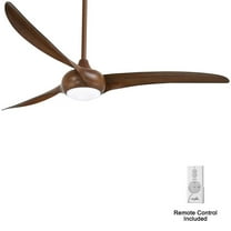 Open Box 65 Inch 3 Blade Ceiling Fan With Light Kit-Distressed Koa Finish-Distressed Koa Blade Color Minka Aire Fans F848-Dk