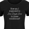 thumbnail image 3 of Instant Message - Live Laugh Love These Conditions - Women's Any Way Dress, 3 of 7