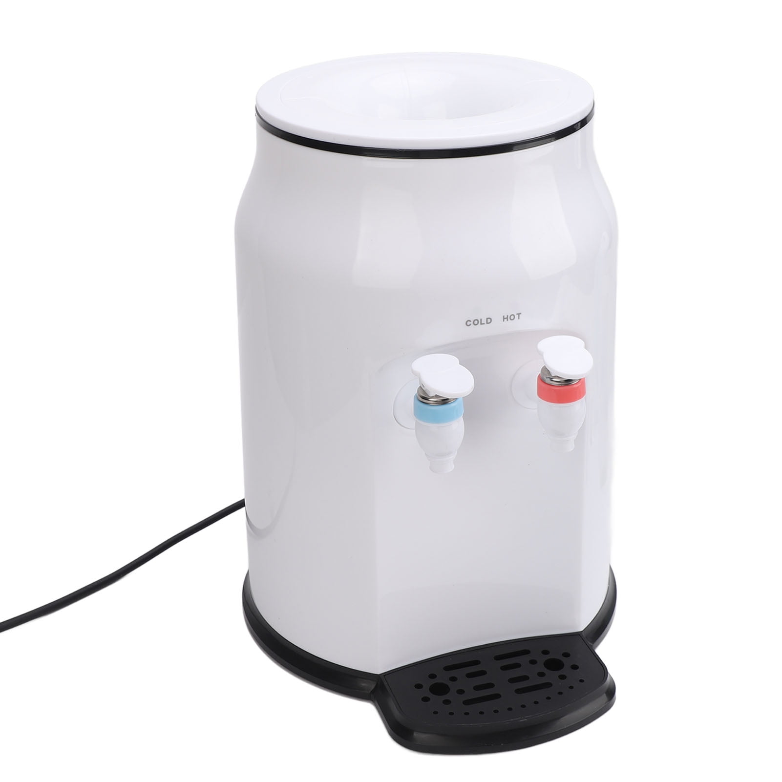 NFTIGB Hot and Cold Water Dispenser, Top Loading Countertop Water Cooler for Home Office, 14.17 x 9.84 x 9.84 inches / 36 x 25 x 25 cm, White