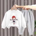thumbnail image 2 of Hessimy Toddler Boys Girls Spring Summer Soft Fabric Thermal Underwear Soft Warm Long Sleepwear Pjs Set, Soft Fabric Thermal Pjs(White,120), 2 of 7