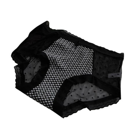 

Underwear Women Bikini Lace Cottonable Not Card Crotch Breathable Transparent Middle Waist Lift Triangle Womens Panties