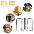 thumbnail image 2 of Raindrops  Handbook Binder Cover Exquisite Restaurant Looseleaf Folder Label Stackable Transparent, 2 of 8