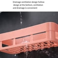 thumbnail image 2 of kurtrusly Multifunctional Hanging Shower Organiser – Rust-Proof And Stackable Storage Easy-to-Clean Shower Organiser No Drilling square pink 1Set, 2 of 6