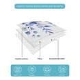 thumbnail image 5 of Quilts Twin XL Size, Navy Blue Eucalyptus Leaves Soft Comforter Bedding Set for Bed, Spring Rustic Botanical Lightweight Quilted Bedspread with Pillow Cover(2 Pieces) for All Season, 68x98 Inch, 5 of 6