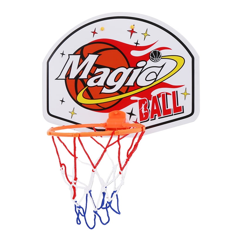 Mini Plastic Basketball Hoop Toy Pump Backboard Rim Children Kids Wall Game Gift 