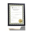 thumbnail image 2 of Business License Frame 8.5 by 11 inch Self Standing with Hanger for Professionals, Certificate, Tax License and more, 2 of 6