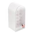 thumbnail image 4 of 18 Rejillas Soporte para lápiz labial Caja de almacenamiento Decoración para tocador Mostrador Vitrina Soporte para brillo de labios Organizador para Blanco Baoblaze Organizador de pintalabios, 4 of 8