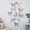 Multicolor, variant on EDHITNR 12PCS Metal Texture Hollow Wall Sticker, Removable Reusable Butterfly Wall Decals for Room Decor, Peel Stick Wall Art for Bedroom Nursery Wedding Background Home Decoration, Silver