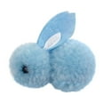thumbnail image 4 of ToyKingdee Plush Bunny Rabbits Mini Stuffed Rabbit Bulk Colorful Cute Wool Felt Soft Fun Fuzzy Puff Tiny Stuffed Animals for Crafts Hair Clip Basket Stuffers Easter Decoration, 4 of 7