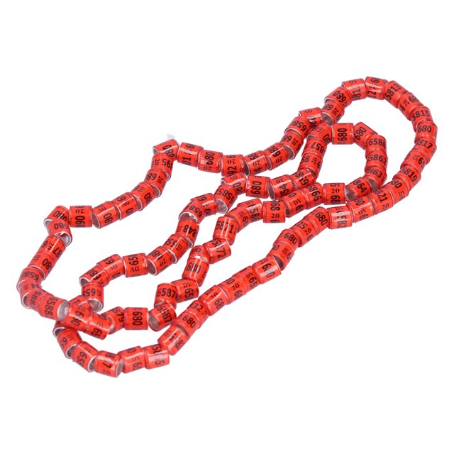 Bird Leg Bands Aluminum Alloy 8mm Pigeon Leg Bands 100Pcs Non Competition for Animal Training ANGGREK Otros