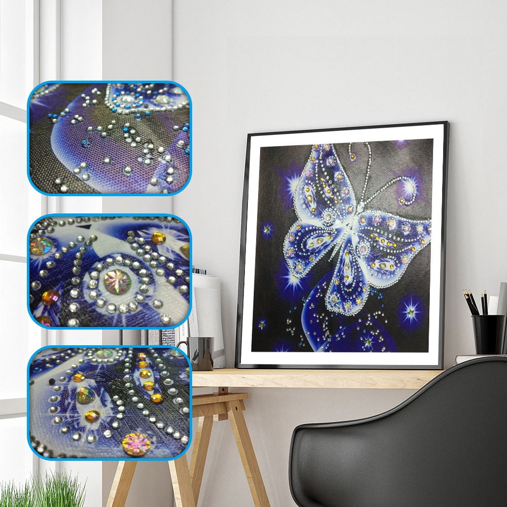 30x40cm Cross Stitch Kits 5d Diamond Art Embroidery Kit Crystal Diamond Painting Kits Full Drill Wall Stickers Arts Crafts for Home Decor Portrait ForgetMe DIY 5D Diamond Painting by Number Kit