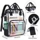 thumbnail image 4 of Mochila Yusudan Heavy Duty de plástico PVC transparente negro, 4 of 6