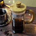 thumbnail image 2 of Cafetera Prensa Francesa De Acero Inoxidable Y Bambú, 2 of 3