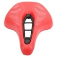 thumbnail image 4 of Funda de gel transpirable para el asiento de la bicicleta de montaña con puntos rojos y blancos para máxima comodidad, 4 of 8