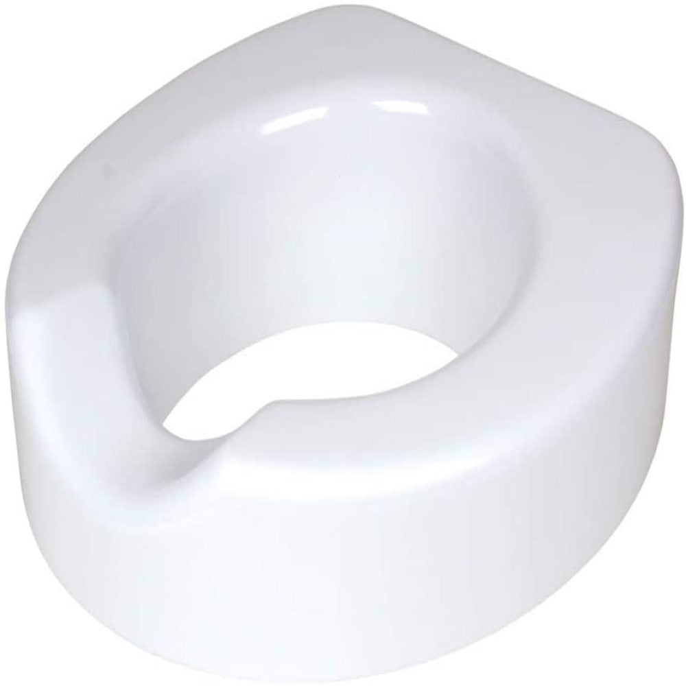Carex Raised Toilet Seat 300 Pound Weight... Adds 5 Inches of Height to Toilet 