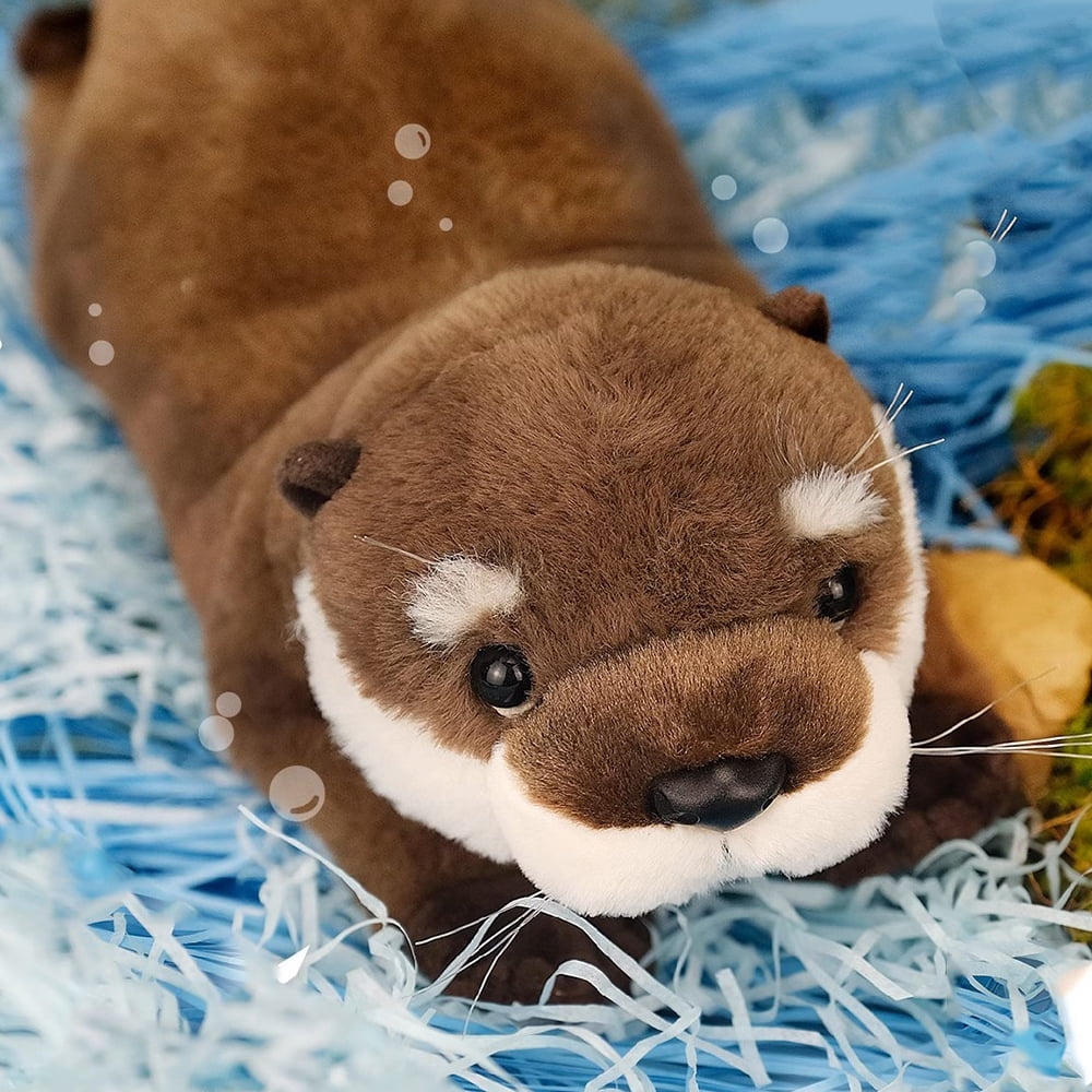 Otter Stuffed Plush Slap Bracelet, Otter Snap Bracelet, Stuffed Animal Plush Toys