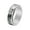 Silver, variant on PAMTIER Men's Women's Stainless Steel 8MM Creative Vintage Camouflage Rotatable Ring Gold Size 13