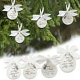 thumbnail image 1 of Feather ball Angel In Memorial Ornament Hanging Sign Commemorative Decorations, 1 of 9