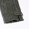 thumbnail image 2 of Men's Fashionable Stand Collar Jacket Slim Fit Zip Short Leather Jacket, 2 of 4