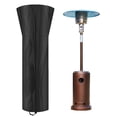 thumbnail image 1 of 7.4Ft Outdoor Patio Heater Cover with Zipper and Drawstring Dust-proof Waterproof UV-Resistant Windproof 210D Oxford Cloth Heater Cover for Standing Heater, 1 of 7