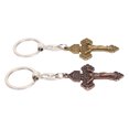 thumbnail image 4 of Llavero religioso, 2 uds., llavero de crucifijo, llavero de Metal exquisito, diseño de precisión Jadeshay A, 4 of 8