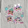 thumbnail image 3 of LOL Surprise! - LOL Bffs 4 Eva - Toddler And Youth Short Sleeve Graphic T-Shirt, 3 of 5