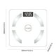 thumbnail image 3 of Báscula digital Bluetooth para baño, báscula de peso corporal LED de 10,24 pulgadas, báscula grande, 3 of 4