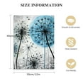 thumbnail image 2 of JEUXUS  Blue Dandelion Wall Art Grey Abstract Flower Canvas Artwork, 2 of 5