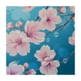 thumbnail image 4 of WYYP Flowers Square Tablecloth Waterproof Resistant Fabric 100% Polyester Fiber 52*52, 4 of 8