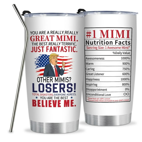 Gifts for MIMI from Grandchildren,Funny MIMI Gifts for Mothers Day from Son , 20oz MIMI Tumbler for MIMI Gifts, Unique MIMI Presents Gifts Ideas for MIMI on Birthday Christmas