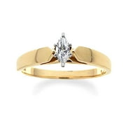 1/5 Carat Marquise Diamond Solitaire