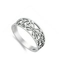 thumbnail image 4 of Oxidized Butterfly Filigree Cutout Ring .925 Sterling Silver Band Jewelry Female Male Unisex Size 11, 4 of 4