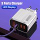 thumbnail image 5 of Cargador USB universal para cargador de teléfono inteligente con pantalla digital y puerto serie, 5 of 6