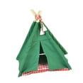 thumbnail image 2 of HILABEE Tente Miniature Maison de Poupée 1/12 Accessoire de Photographie Outils DIY Mobilier Miniature Vert Rouge, 2 of 9