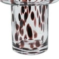 thumbnail image 3 of A&B Home Glass Vase with Maroon Tortoise Pattern 5.9" x 5.9" x 7.9", 3 of 7