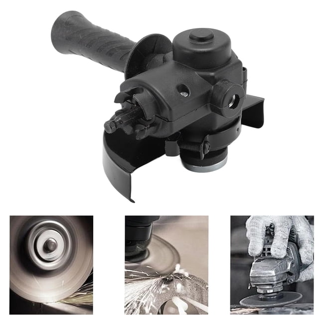 Adaptateur Perceuse à Angle, Convertisseur Perceuse à Angles Construction Robuste Polyvalente avec Poignée pour Atelier
