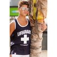 thumbnail image 2 of Officially Licensed Guys LIFEGUARD Muscle Tank with Contrast Piping Edge 100% cotton for Men, 2 of 2
