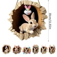 thumbnail image 3 of Easter Bunny Holiday Welcome Sign Door Hanger for Front Porch Home Decoration, 3 of 3