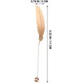 thumbnail image 2 of 3pcs Classic Bookmarks Chinese Style Feather Modeling Bookmarks Book Page Marker Bag Hanging Pendant for Home Office Birthday Gift Reading Accessories (Assorted Color), 2 of 8