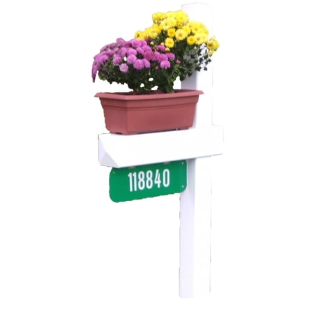 Handy Sign Post 54-in x 24-in Heavy Duty White Vinyl Post Sleeve